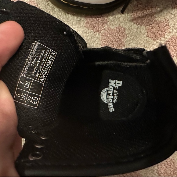 Patent Leather White Docs 7C - Picture 5 of 13